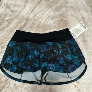 NWT Lululemon Speed Up Shorts